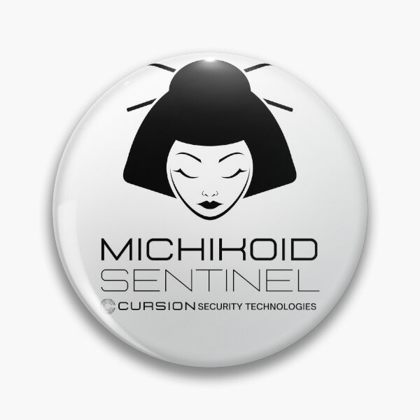 Item preview, Michikoid Sentinel by Cursion Security Technologies (William Gibson t-shirt The Peripheral) designed and sold by Gibson Futures.