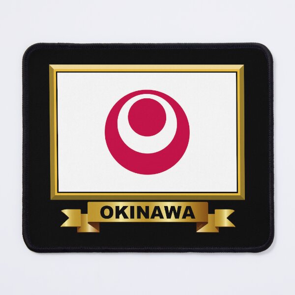 Item preview, OKINAWA Prefecture Flag Gifts, Masks, Stickers & Products (N) designed and sold by mpodger.