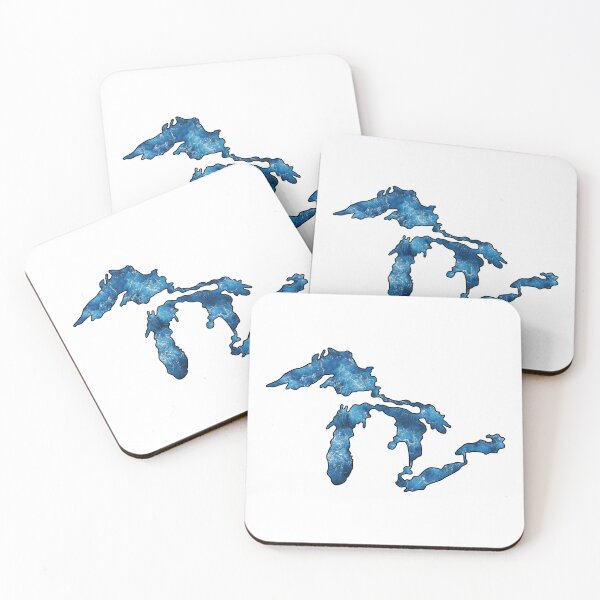 Item preview, Great Lakes w Waves designed and sold by State Symbols.