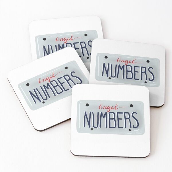 Item preview, Angel Numbers License Plate  designed and sold by MYmakes.