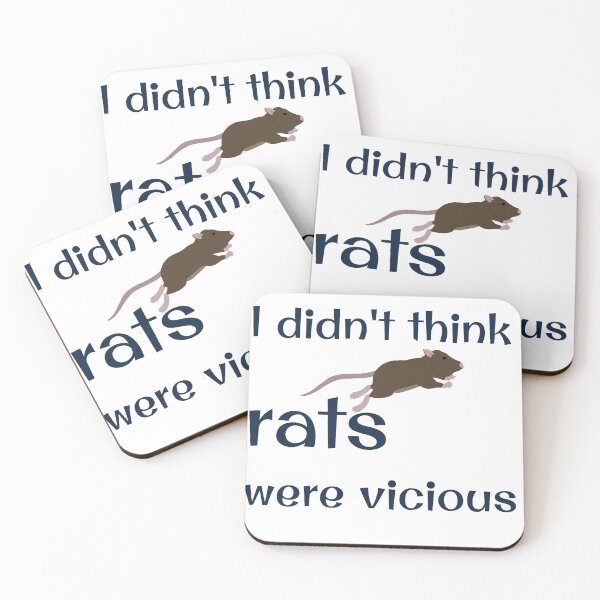 Item preview, I didn't think rats were vicious  designed and sold by Becky-Marie.