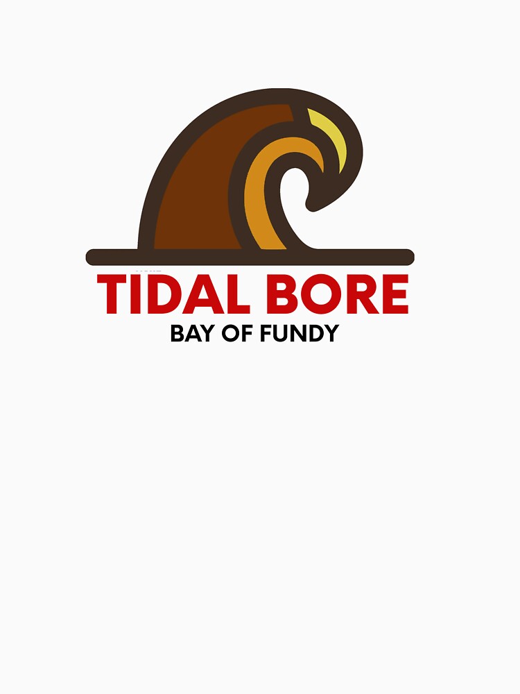 Thumbnail 7 of 7, Classic T-Shirt, Tidal Bore Bay of Fundy designed and sold by TheTidalBores.