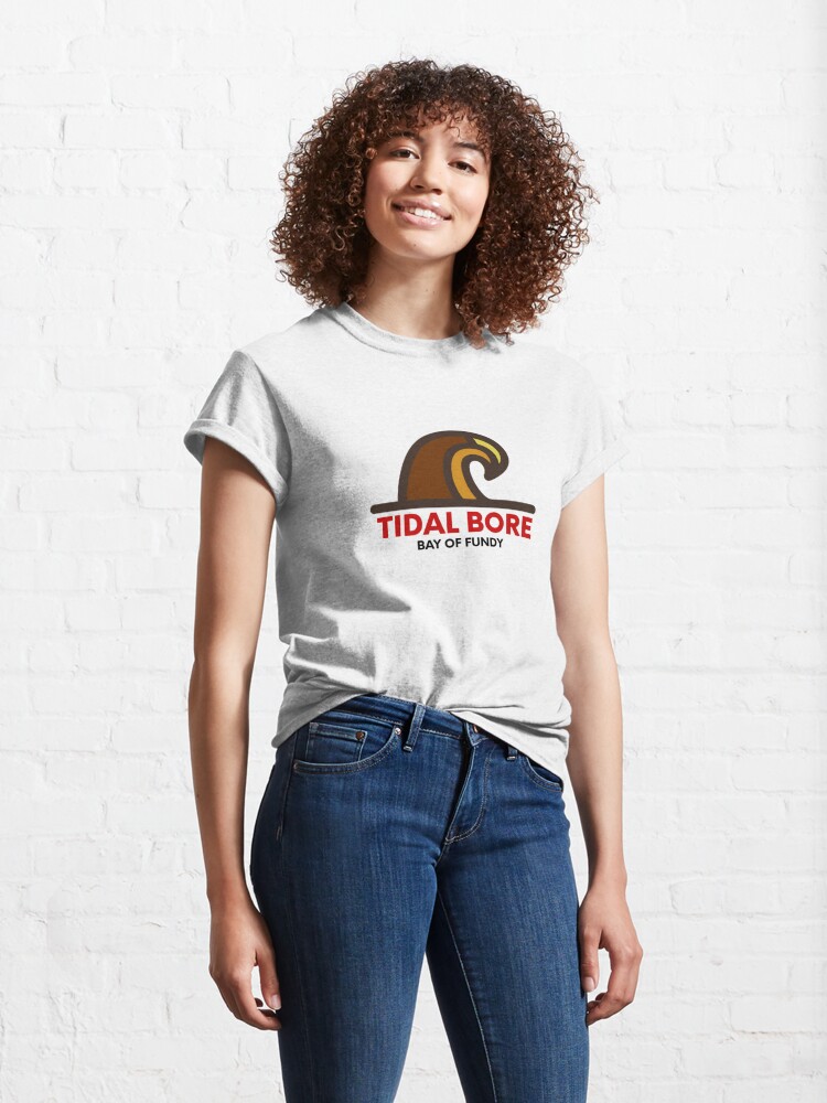Classic T-Shirt, Tidal Bore Bay of Fundy designed and sold by TheTidalBores