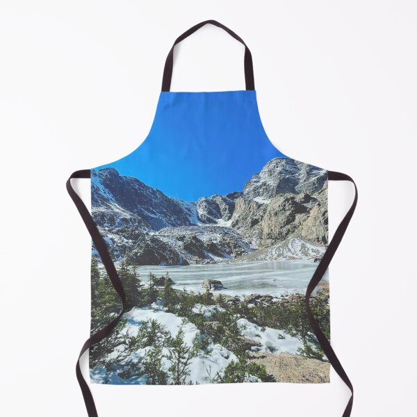 Item preview, Frozen Colorado Mountain Pond designed and sold by BeetleAndFern.