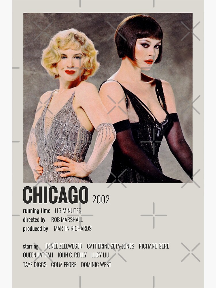 Chicago original good movie poster 2002