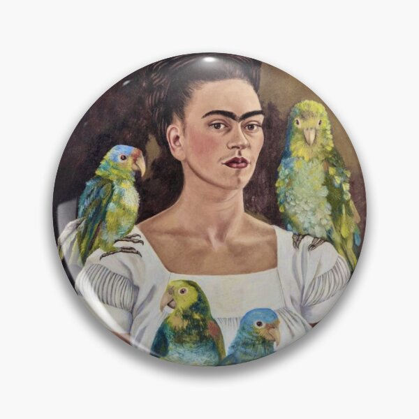 Item preview, Me and My Parrots by Frida Kahlo designed and sold by FridaBubble.