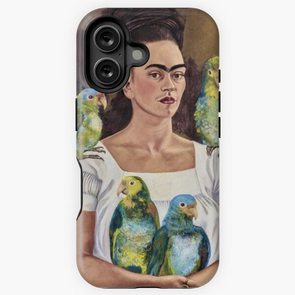 Aperçu de l'œuvre Moi et mes perroquets de Frida Kahlo créée et vendue par FridaBubble.