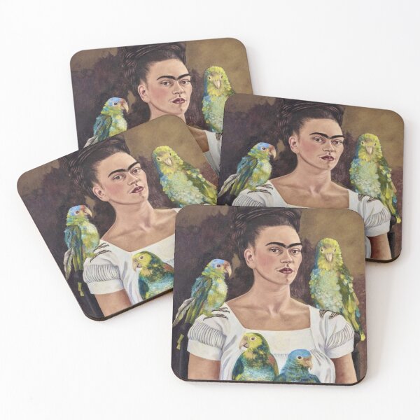 Item preview, Me and My Parrots by Frida Kahlo designed and sold by FridaBubble.