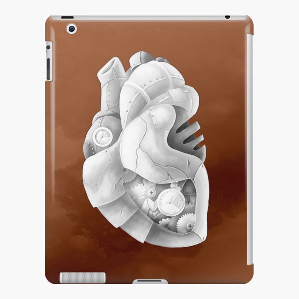The Steam War Grayscale Heart With Copper Background iPad Snap Case