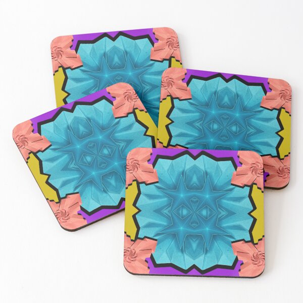 Item preview, Origami stars and flowers pattern designed and sold by Meo Design.