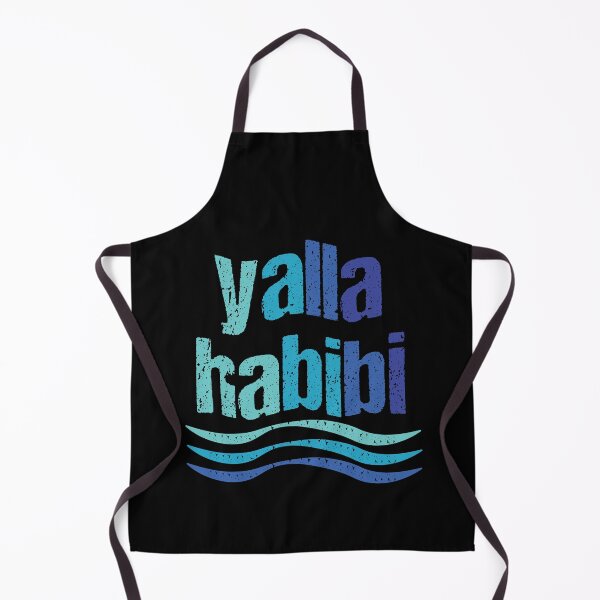 Item preview, yalla Habibi wavy text designed and sold by THROUGH-LIFE.