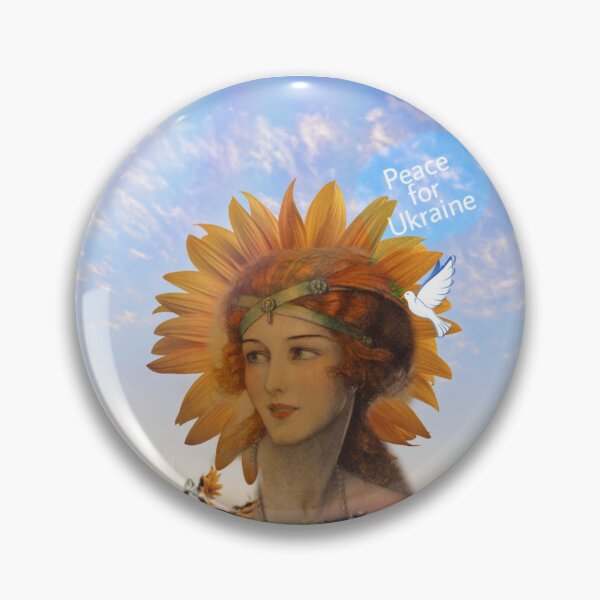Item preview, Ukrainian Sunflower Goddess designed and sold by Lisa Marie Mercer.