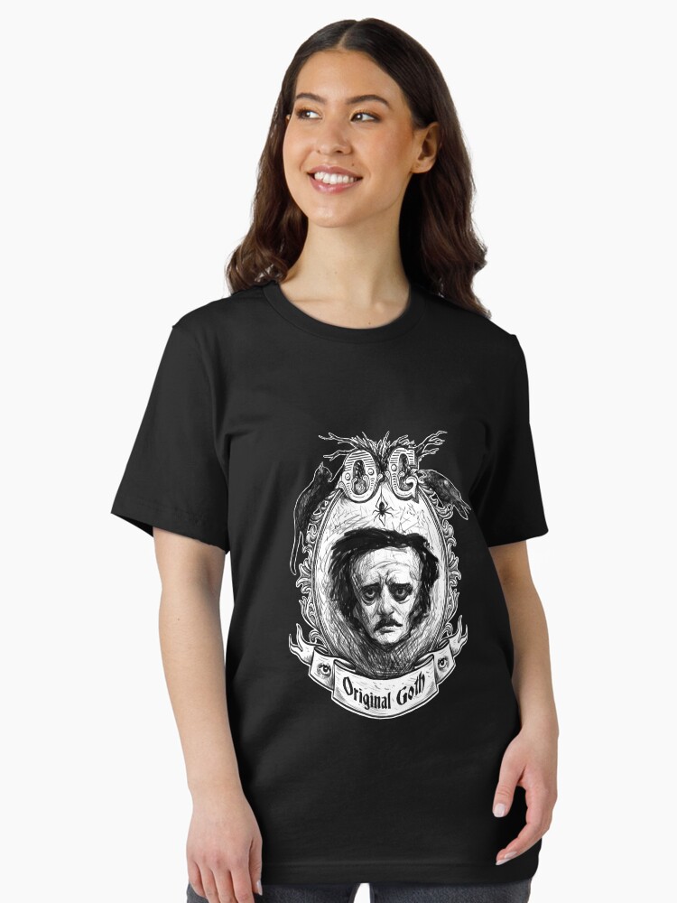 Thumbnail 1 of 7, Essential T-Shirt, Original Goth Edgar Allan Poe designed and sold by rudyfaber.