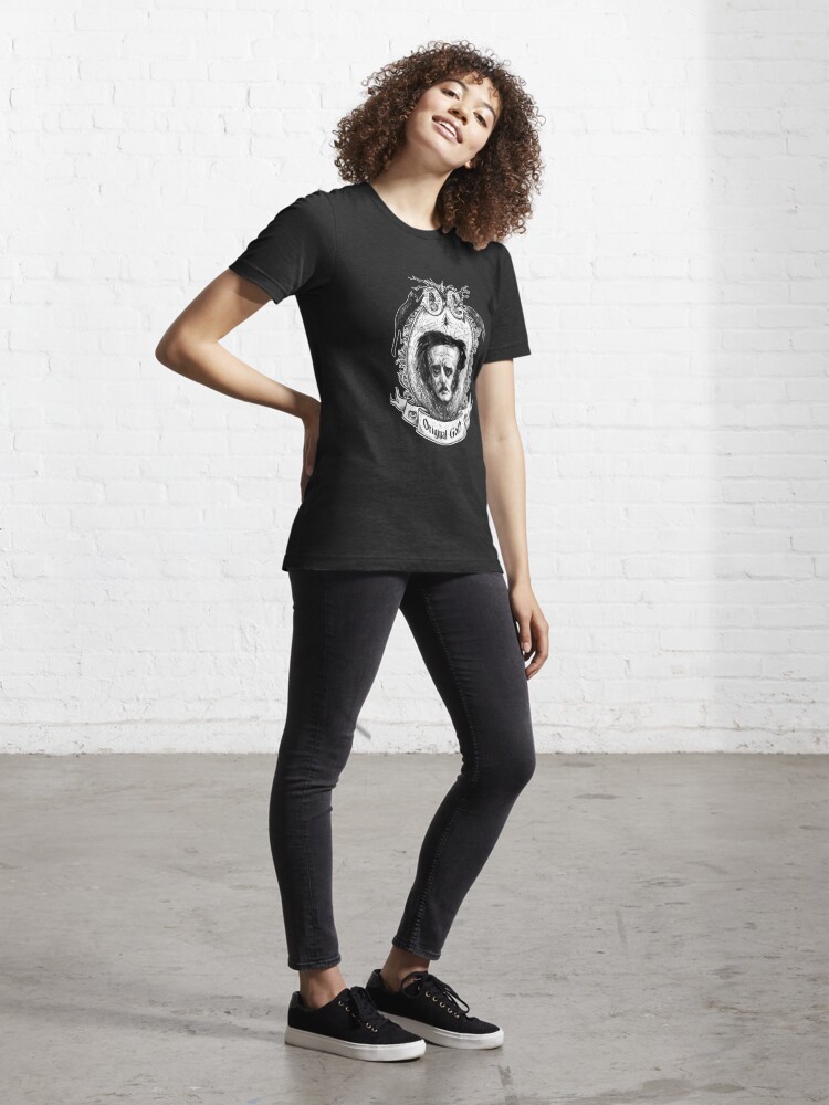 Thumbnail 4 of 7, Essential T-Shirt, Original Goth Edgar Allan Poe designed and sold by Rudy Faber.