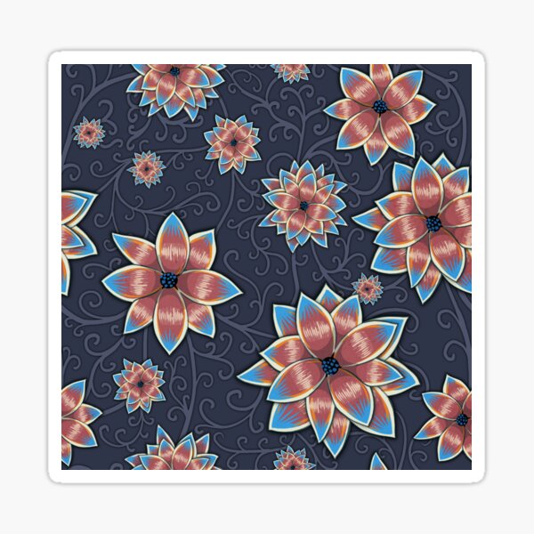 Vegetal pattern 2 Sticker