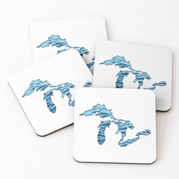 Item preview, Great Lakes w Waves designed and sold by State Symbols.