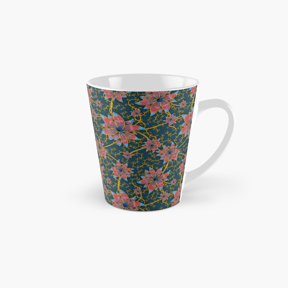 Vegetal Pattern Coffee Mug