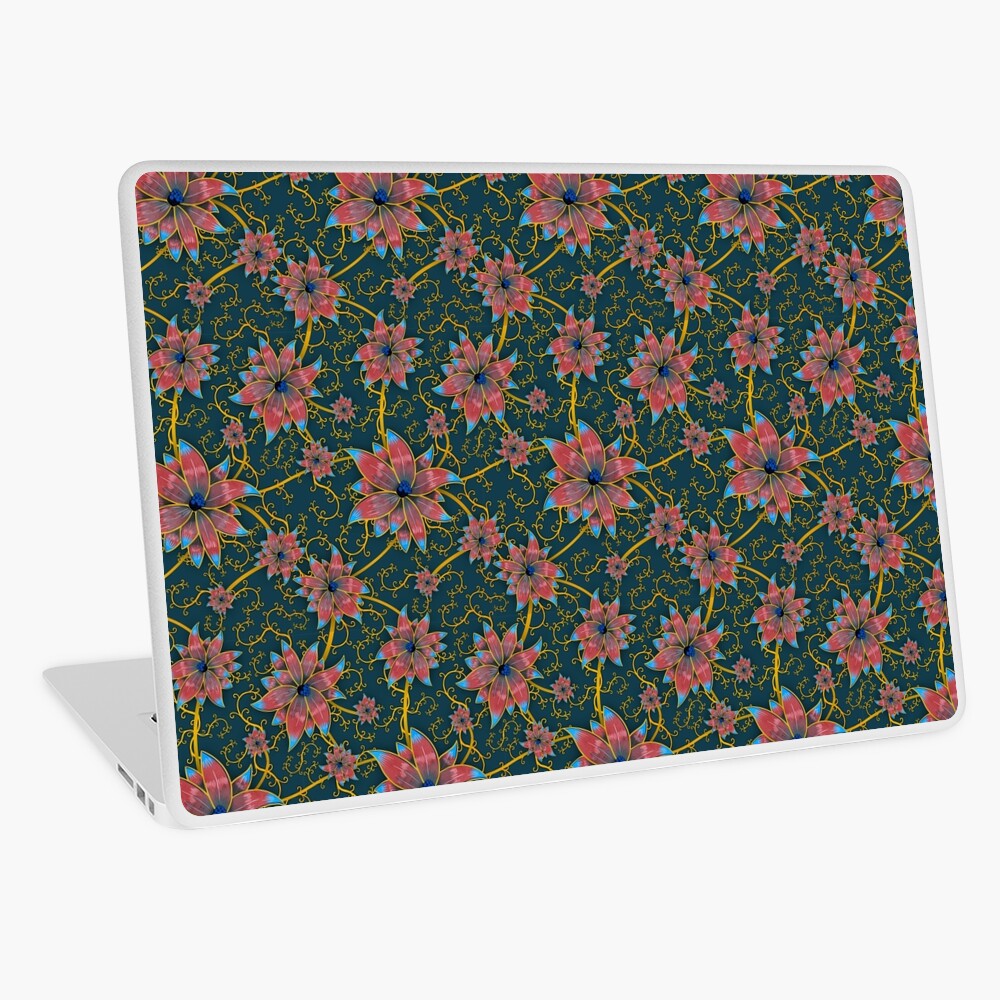 Vegetal Pattern Laptop Skin