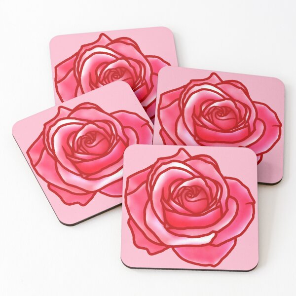 Item preview, Light Red Rose designed and sold by Dafu Arts.