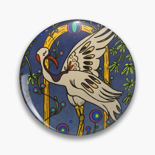 Item preview, Arch Guardian Crane Drawing designed and sold by JuniperusBee.