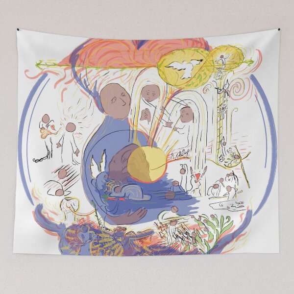 Item preview, Sorrowful Mysteries Design designed and sold by StetsonSketches.
