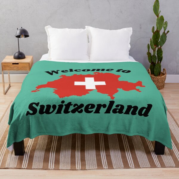 Item preview, Welcome to Switzerland Switzerland Map Travel I love Switzerland Pride Switzerland flag Switzerland vacation Swiss Confederation designed and sold by Swissstore.
