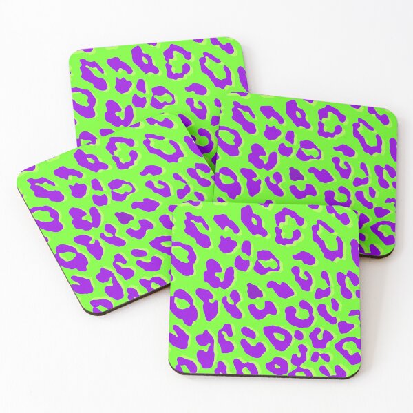 Item preview, Leopard Print Green Purple designed and sold by blakcirclegirl.