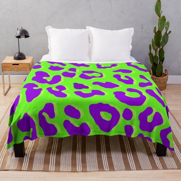 Item preview, Leopard Print Green Purple designed and sold by blakcirclegirl.