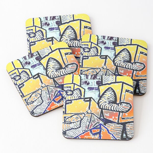 Item preview, Punk Robots 2  designed and sold by LoEndT-Shirts.