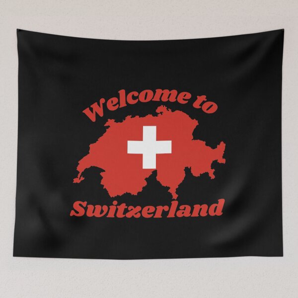 Item preview, Welcome to Switzerland Switzerland Map Travel I love Switzerland Pride Switzerland flag Switzerland vacation Swiss Confederation  designed and sold by Swissstore.