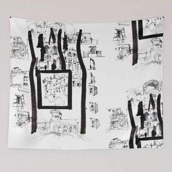 Item preview, Architecture Sketchbook_13_ DK_B_W (3) designed and sold by dana-krystle.