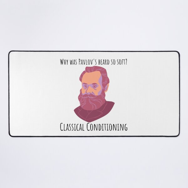 Item preview, Ivan Pavlov's Beard Classical Conditioning Jokes Psychology Gift designed and sold by MellowSphere.