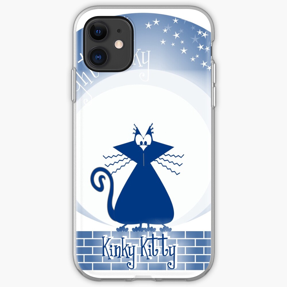 KINKY KITTY - Moonlight Kitty iPhone Case & Cover
