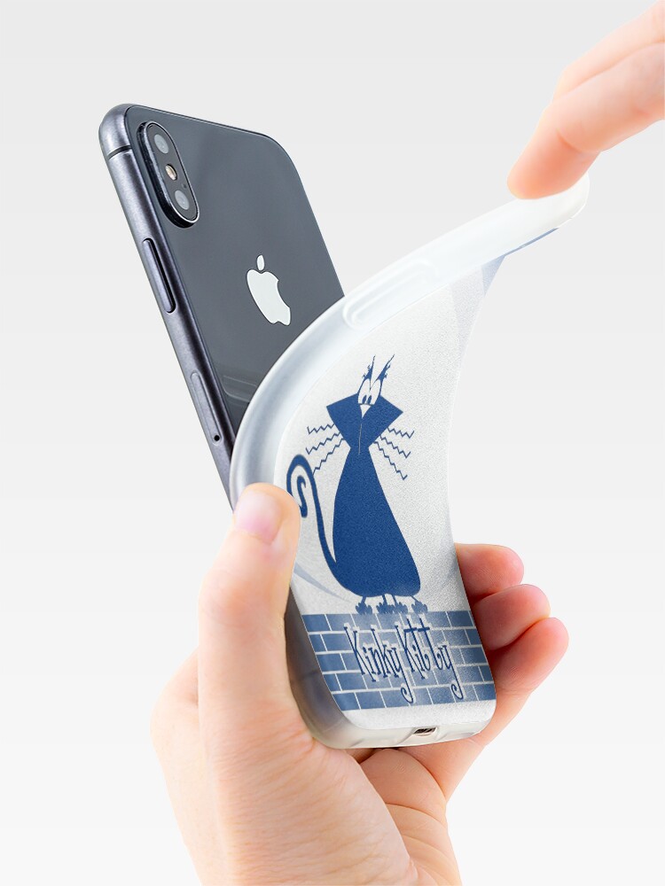 Alternate view of KINKY KITTY - Moonlight Kitty iPhone Case & Cover