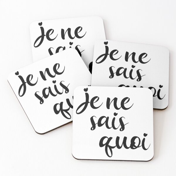 Item preview, Je Ne Sais Quoi - Funny French Saying designed and sold by TravelScientist.
