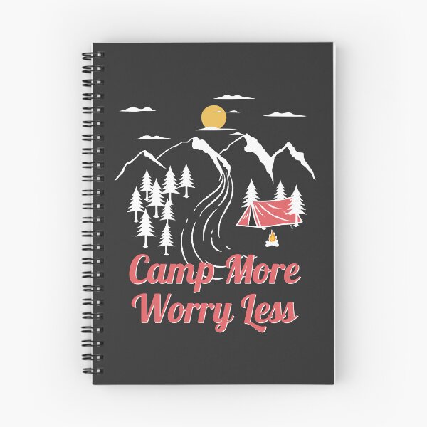 Item preview, Camp More Worry Less - Dark designed and sold by ttttee.