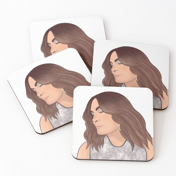 Item preview, Disco Marsha (Mariska Hargitay) - white outline designed and sold by angiesdesigns.