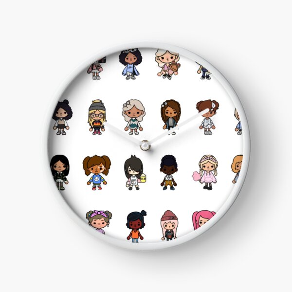 "Toca Boca Toca Boca 2021 Toca Life World" Clock by rajiinom Redbubble