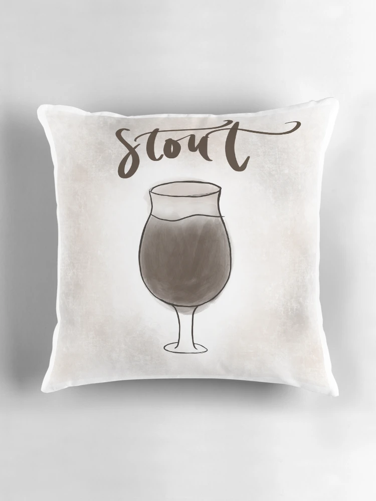 Thumbnail 3 of 4, Pillow, Stout designed and sold by Rae-Rabbs.