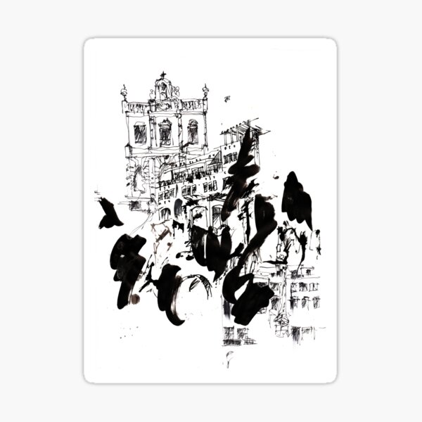 Item preview, Architecture Sketchbook_13_ DK_B_W (8) designed and sold by dana-krystle.