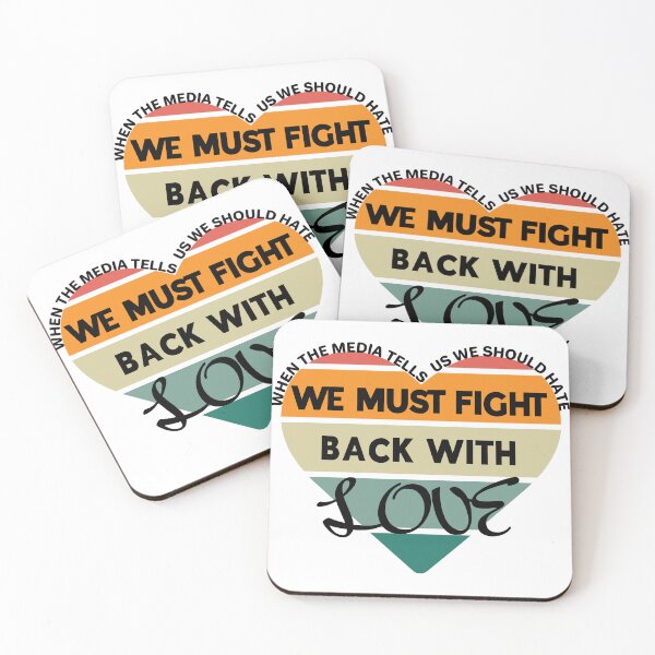Item preview, Fight Hate With Love designed and sold by AloraDawnEve.