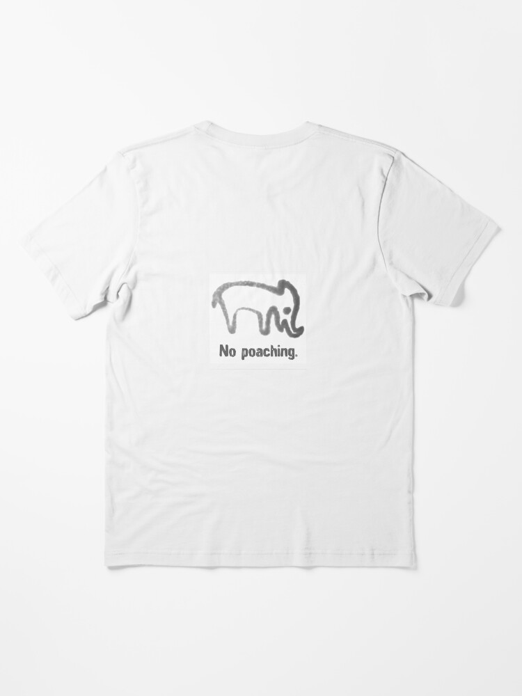 Alternate view of No Poaching collection, white Essential T-Shirt