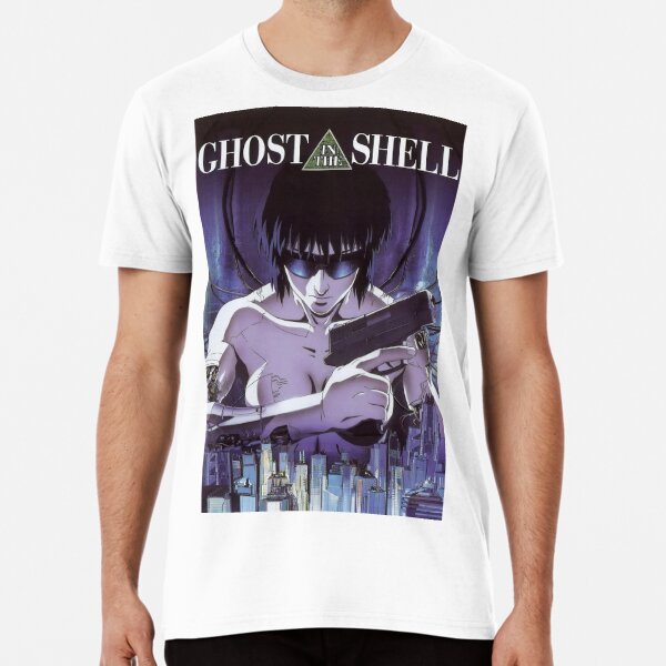 aftrdrk.co攻殻機動隊Ghost In The Shell tee L柄デザインプリント