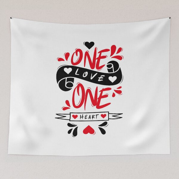 Item preview, One Love One Heart designed and sold by Distrowlinc.