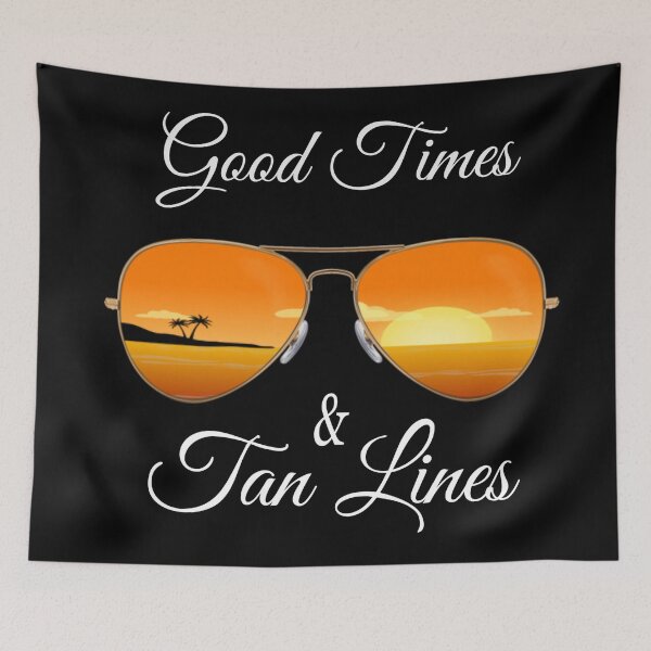Item preview, Good Times Tan Lines Beach Life Funny Summer Vacation Gift designed and sold by Paula Helit.