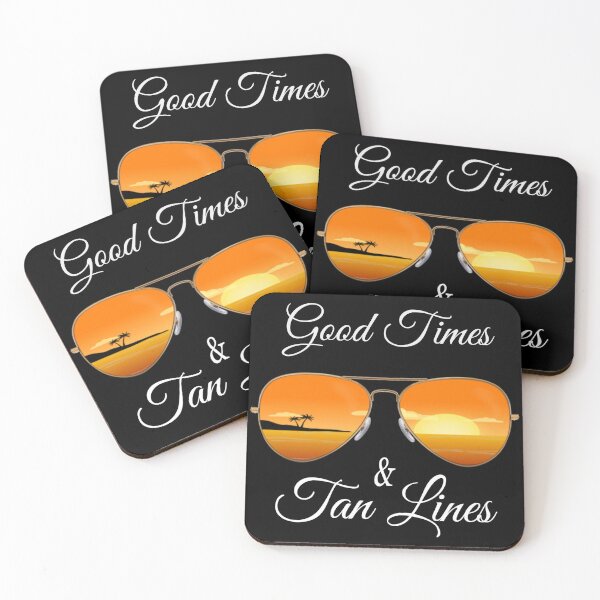 Item preview, Good Times Tan Lines Beach Life Funny Summer Vacation Gift designed and sold by Paula Helit.