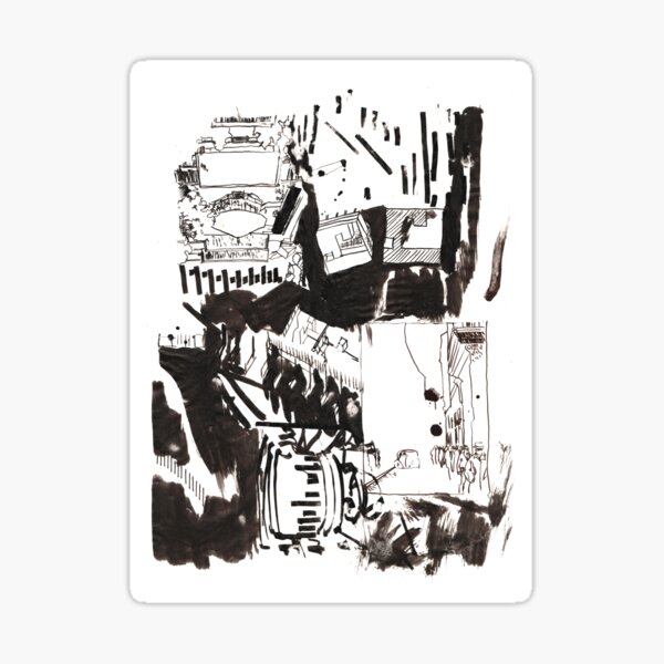 Item preview, Architecture Sketchbook_13_ DK_B_W (10) designed and sold by dana-krystle.