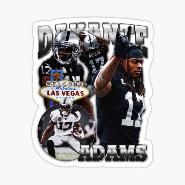 Davante Adams Las Vegas Raiders 90s bootleg t shirt design ' Sticker for  Sale by pringle boy