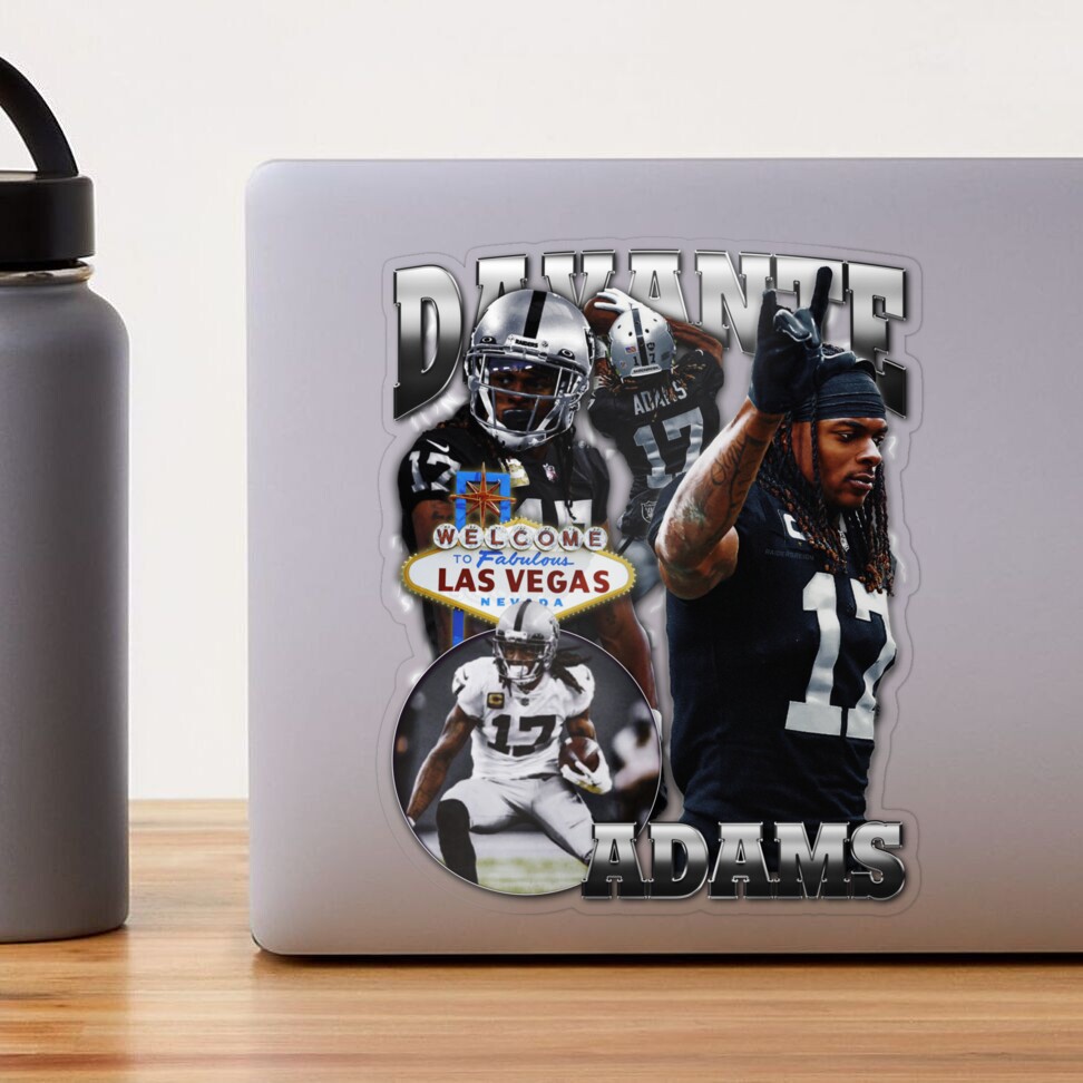 Davante Adams Las Vegas Raiders 90s bootleg t shirt design  Sticker for  Sale by pringle boy