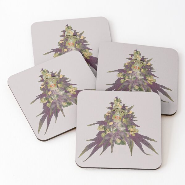 Item preview, marijuana bush with a woman's face designed and sold by Creatory.studio.